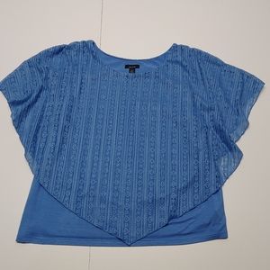 ALYX Beautiful Blue Lace Overlay Top!!!